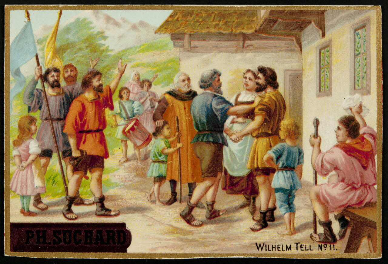 Suchard Philippe carte réclame chromo Neuchâtel, Suisse 1880-1914 1996.40.173.8 Photo