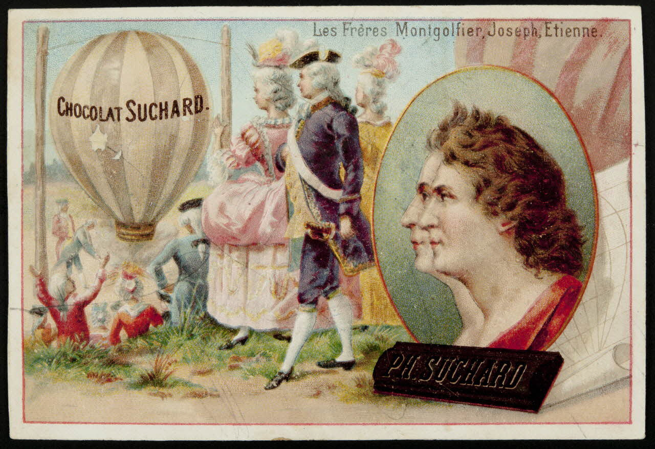 Suchard Philippe carte réclame chromo Neuchâtel 1880-1914 1996.40.175.5 Photo