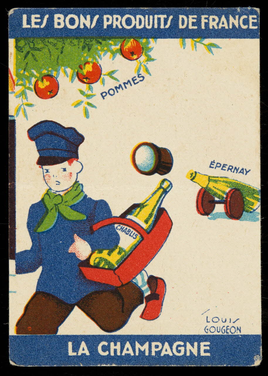 carte réclame LA CHAMPAGNE 1996.40.1764.1 Photo