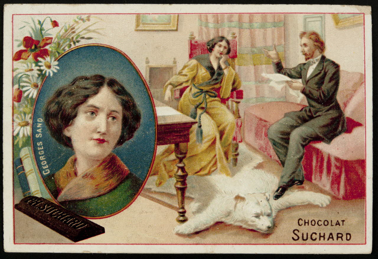 Suchard Philippe carte réclame chromo Neuchâtel 1880-1914 1996.40.178.3 Photo Mucem