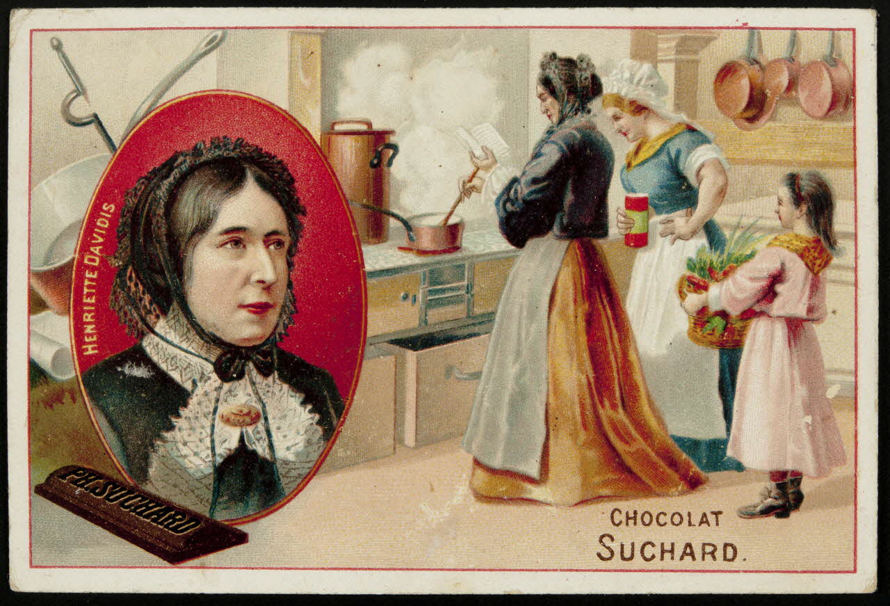 Suchard Philippe carte réclame chromo Neuchâtel 1880-1914 1996.40.178.4 Photo