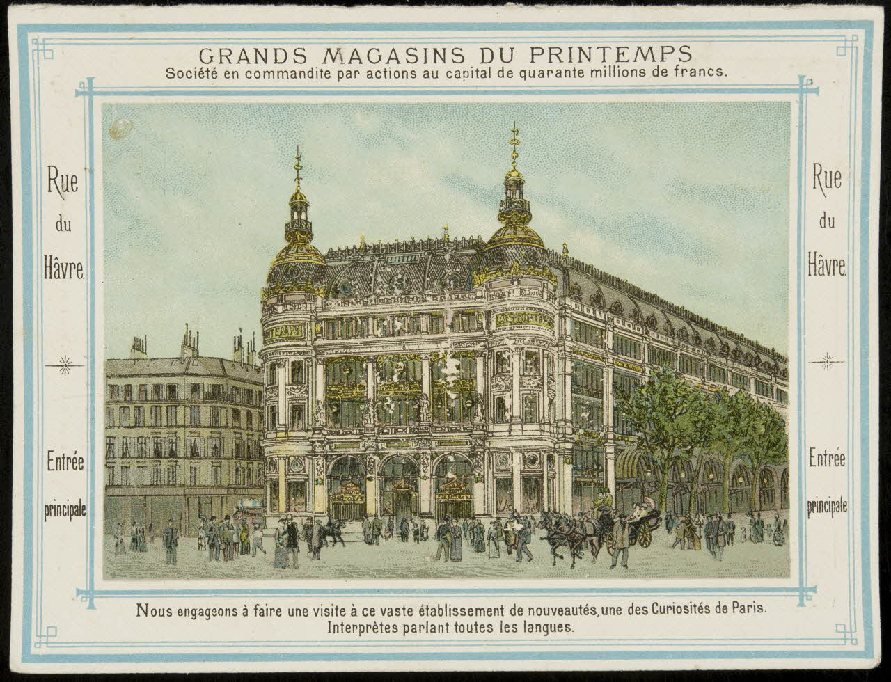 carte réclame chromo 1996.40.1789.1 Photo