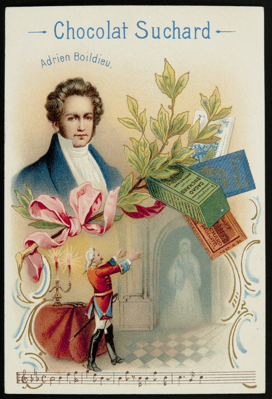 Suchard Philippe carte réclame chromo Neuchâtel 1894-1999 1996.40.179.1 Photo