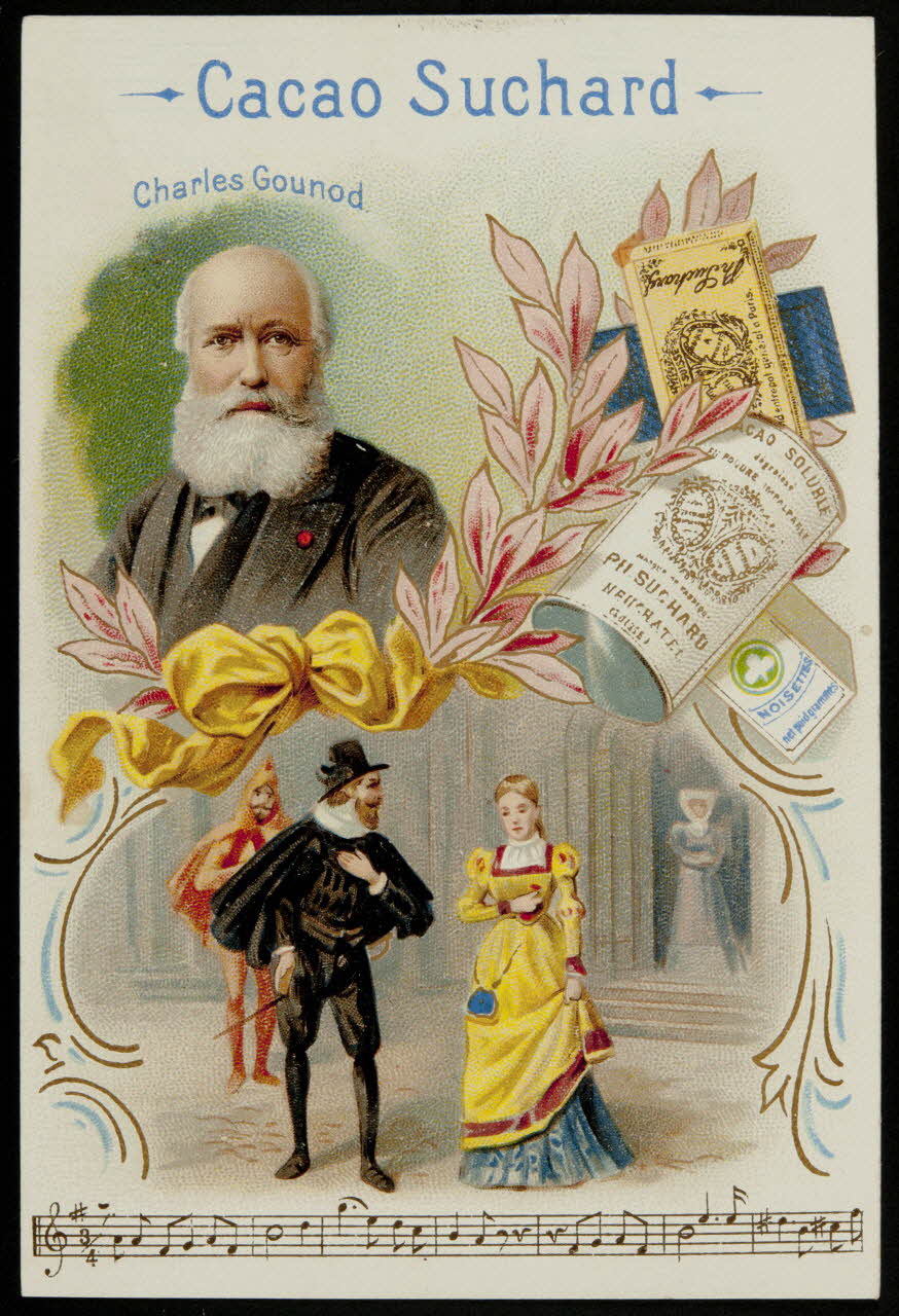 Suchard Philippe carte réclame chromo Neuchâtel 1894-1999 1996.40.179.2 Photo