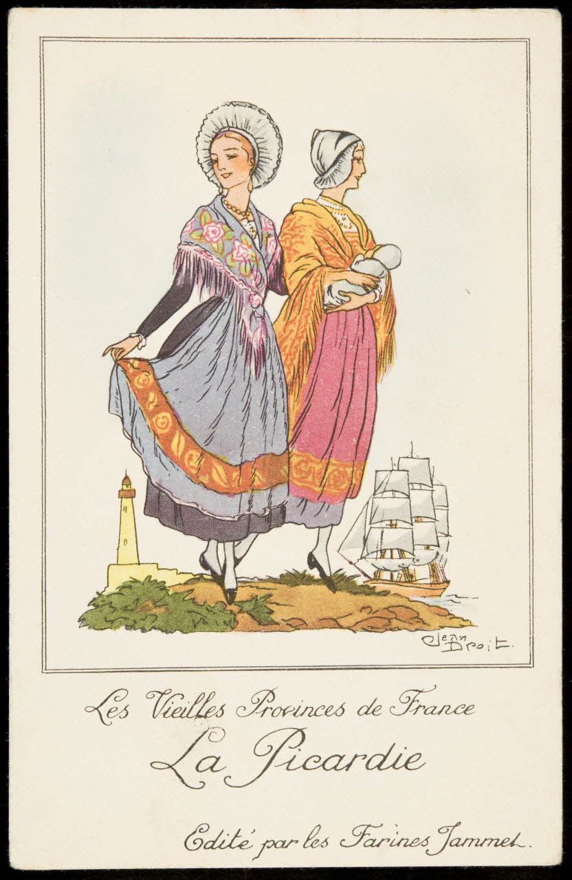 carte réclame Les Vieilles Provinces de France  La Picardie 1996.40.1809.10 Photo