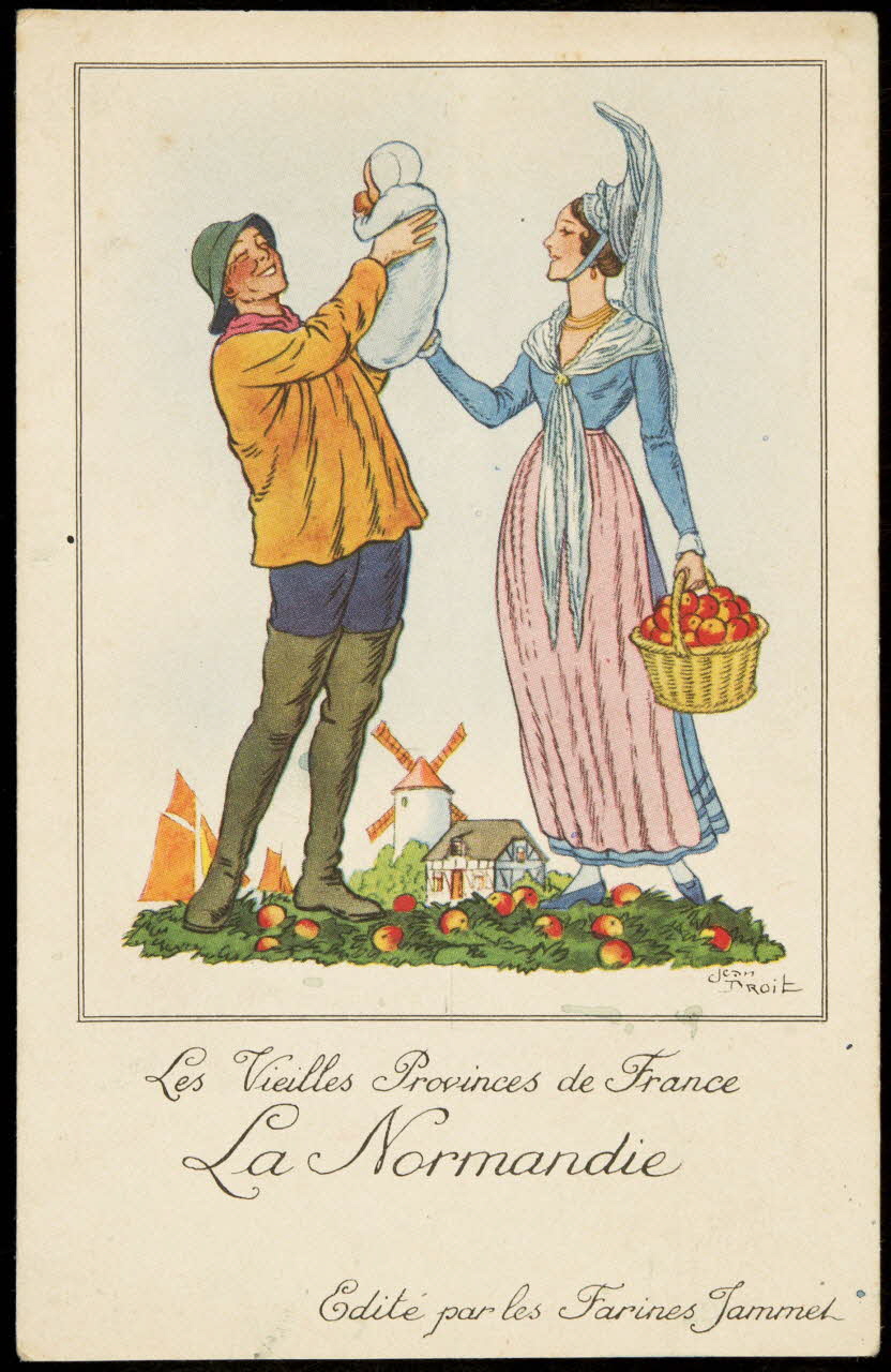 carte réclame Les Vieilles Provinces de France  La Normandie 1996.40.1809.11 Photo