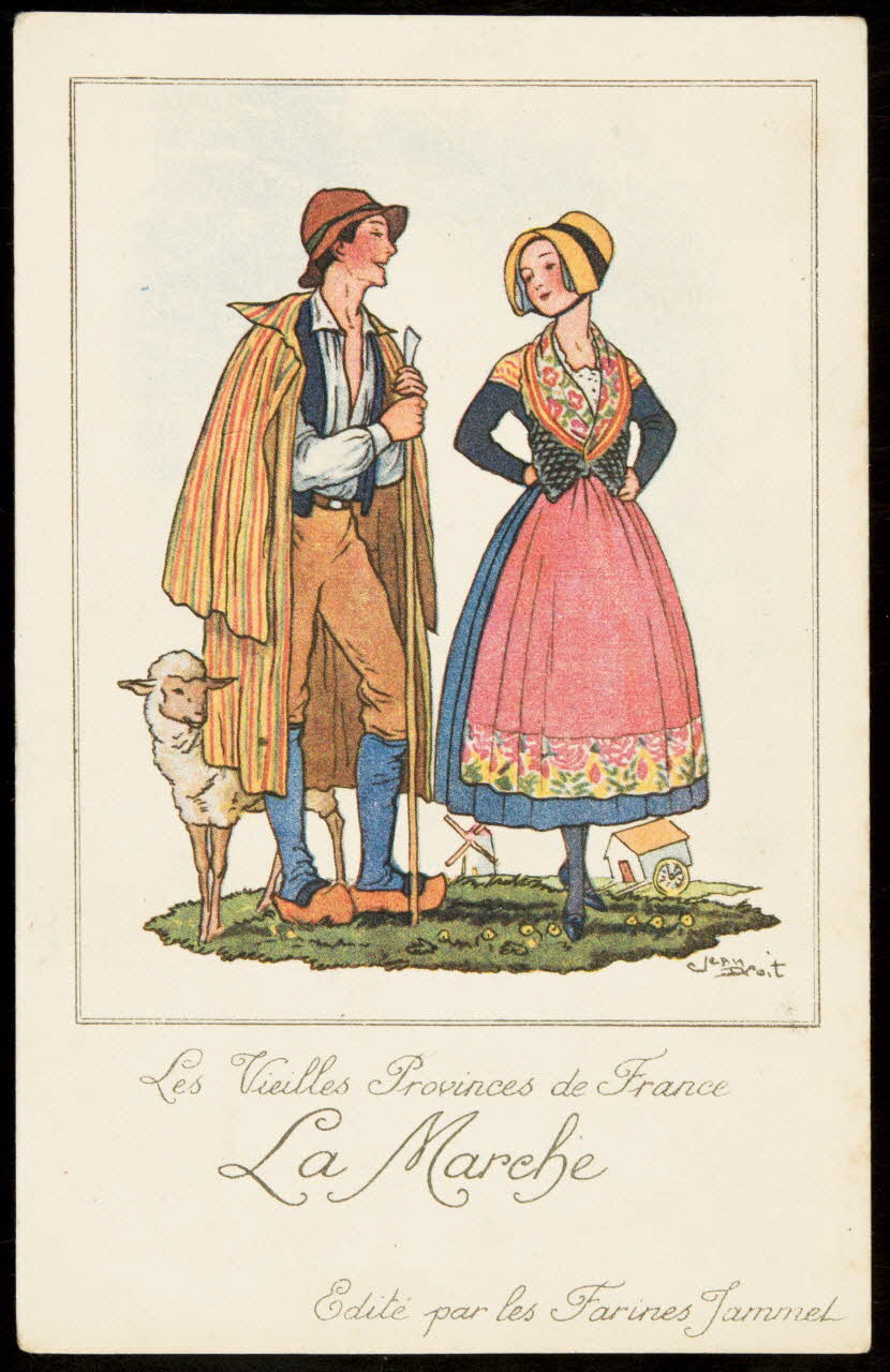 carte réclame Les Vieilles Provinces de France  La Marche 1996.40.1809.13 Photo