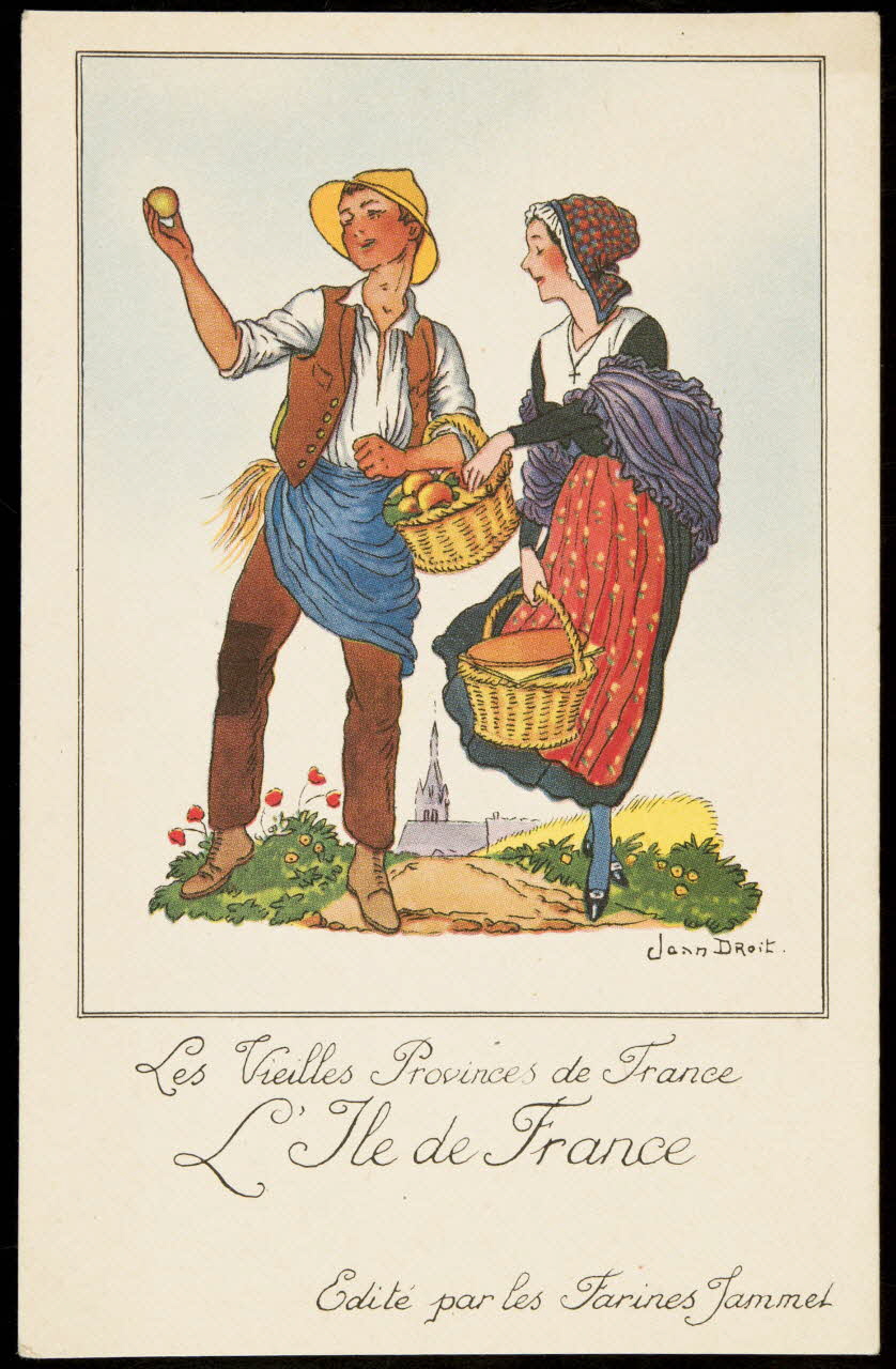 carte réclame Les Vieilles Provinces de France  L'Ile de France 1996.40.1809.16 Photo