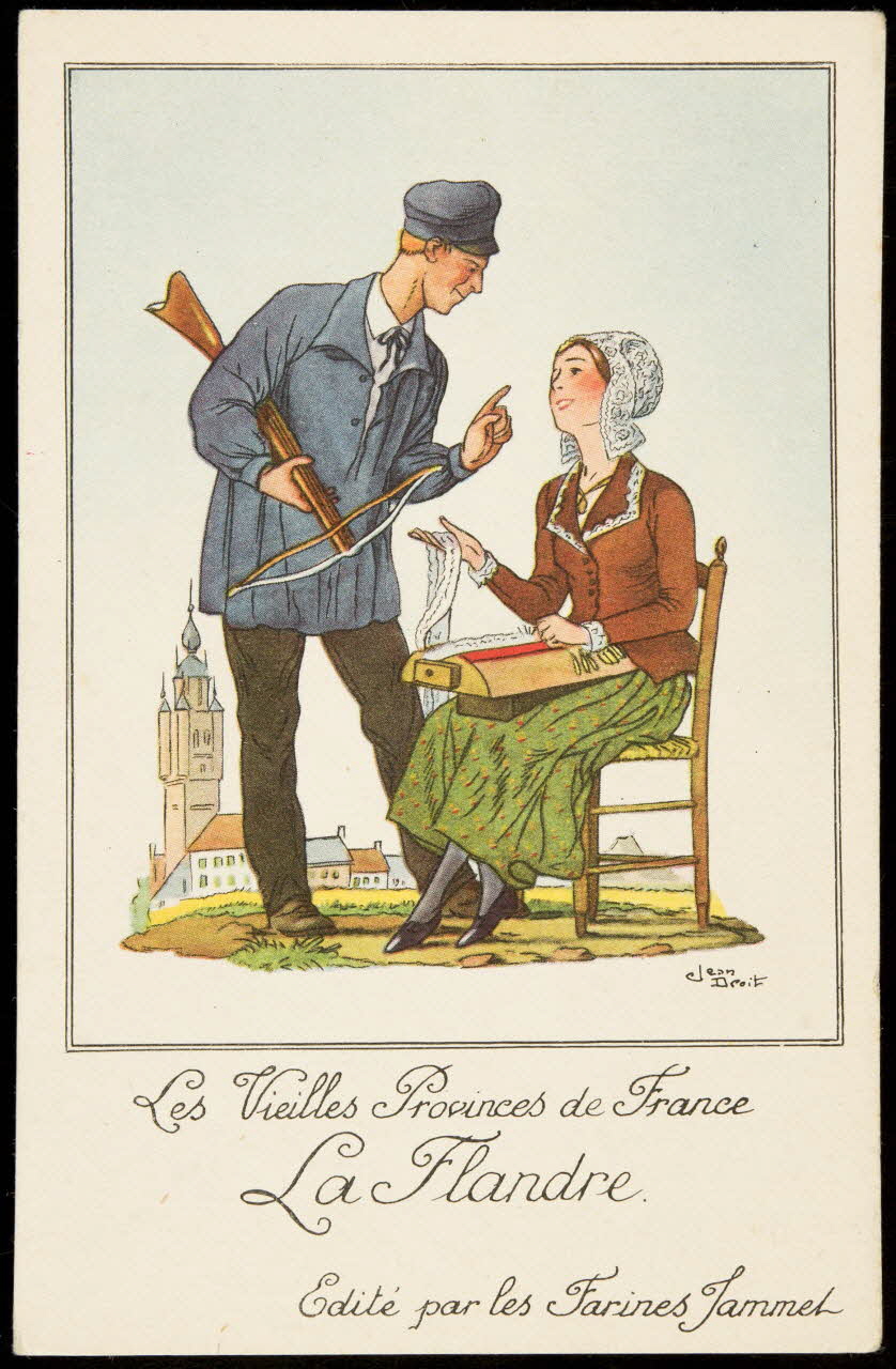 carte réclame Les Vieilles Provinces de France  La Flandre 1996.40.1809.18 Photo