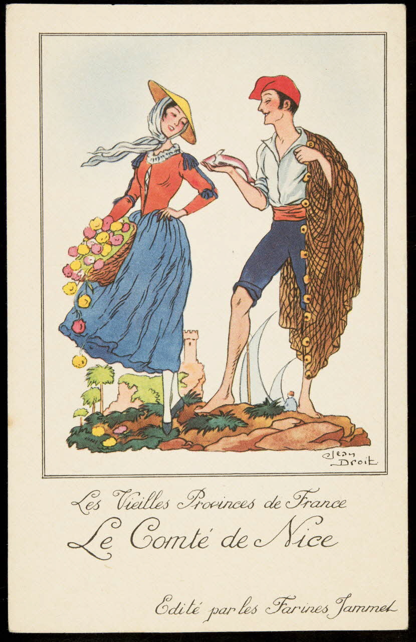 carte réclame Les Vieilles Provinces de France  Le Comté de Nice 1996.40.1809.21 Photo