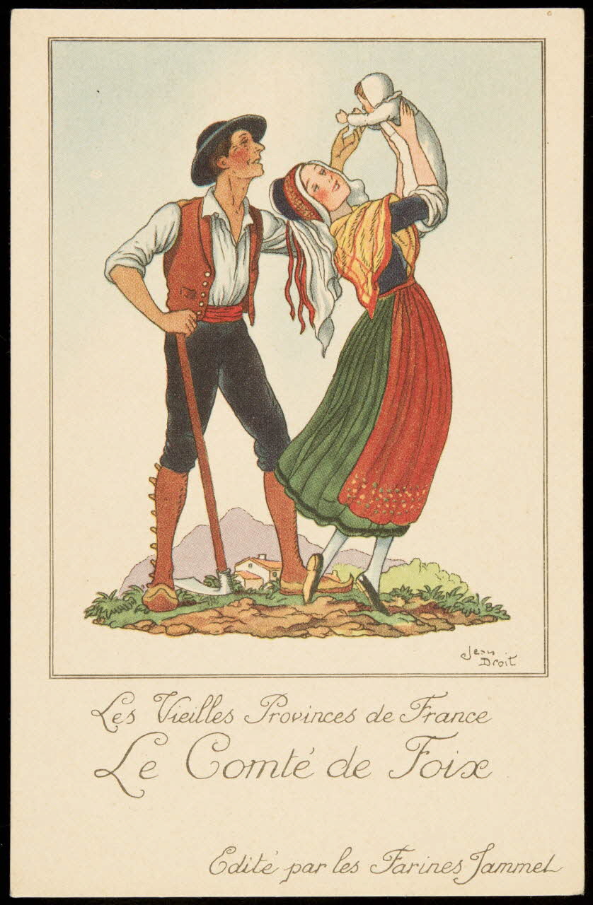carte réclame Les Vieilles Provinces de France  Le Comté de Foix 1996.40.1809.22 Photo