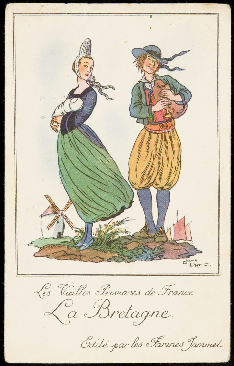 carte réclame Les Vieilles Provinces de France  La Bretagne 1996.40.1809.25 Photo