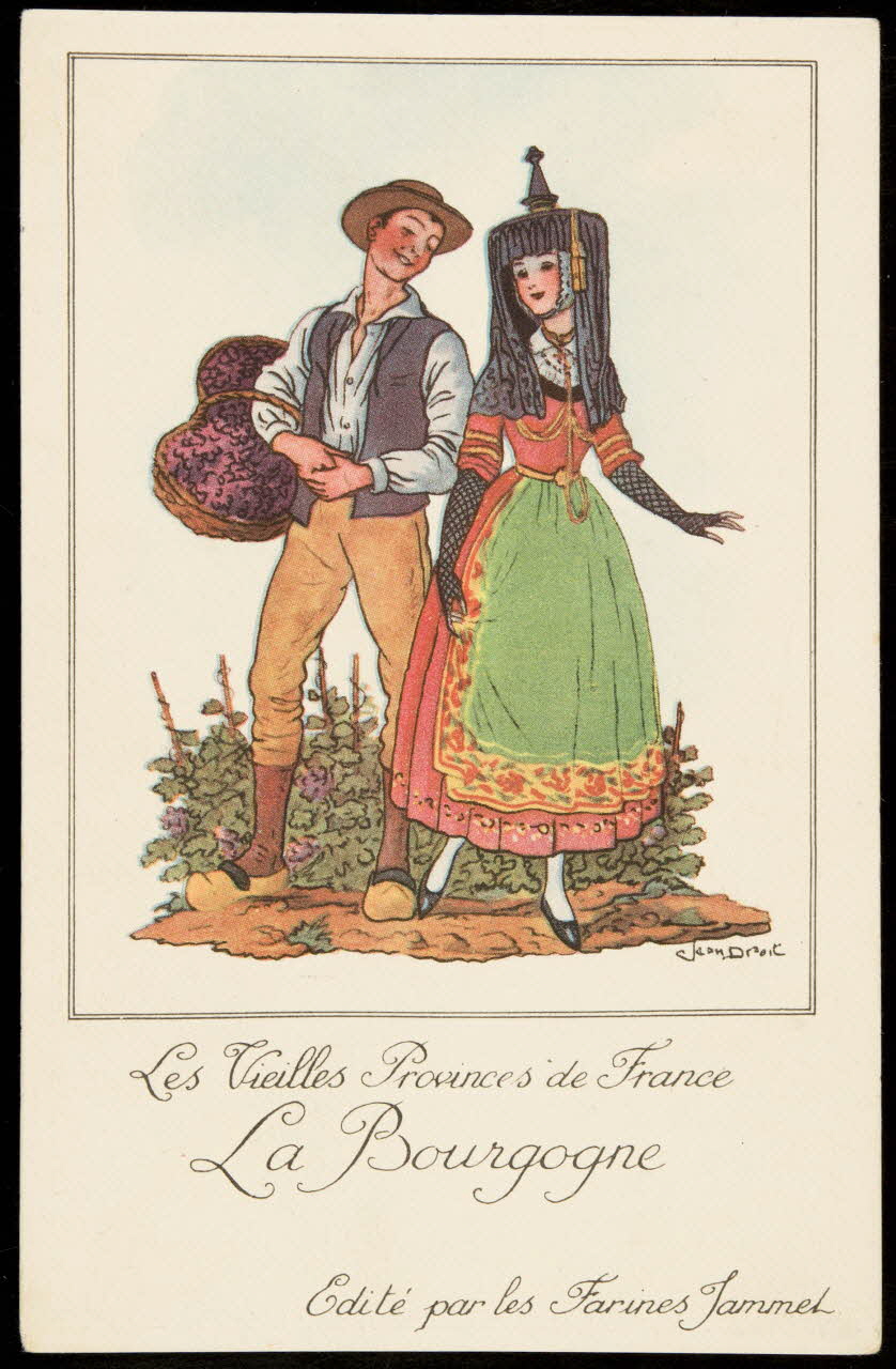 carte réclame Les Vieilles Provinces de France  La Bourgogne 1996.40.1809.26 Photo