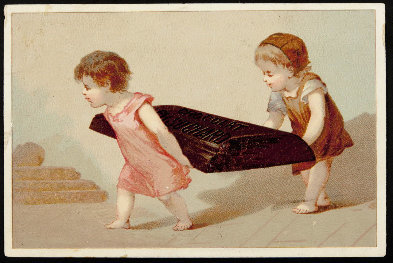 Suchard Philippe carte réclame chromo Neuchâtel 1880-1914 1996.40.181.1 Photo