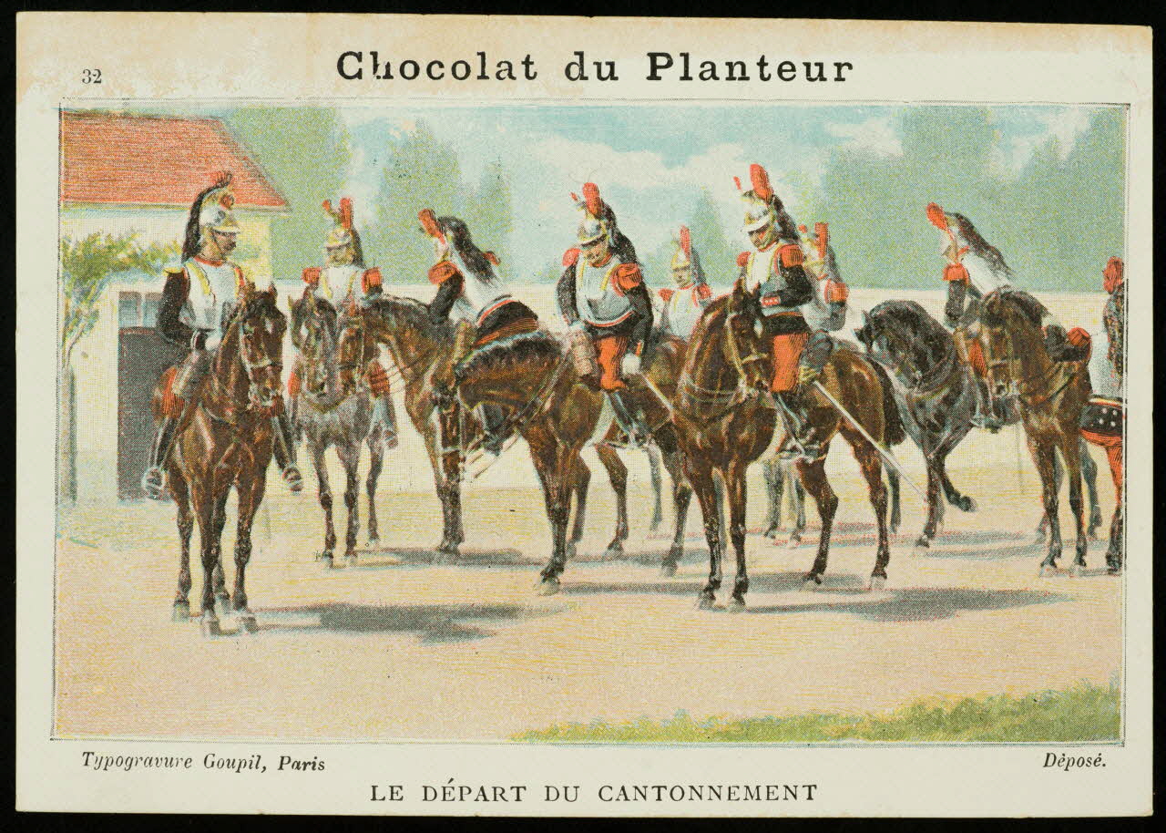 carte réclame LE DEPART DU CANTONNEMENT 1996.40.1817.1 Photo