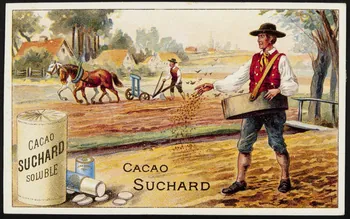 Suchard Philippe carte réclame chromo Neuchâtel 1880-1914 1996.40.182.1 Photo