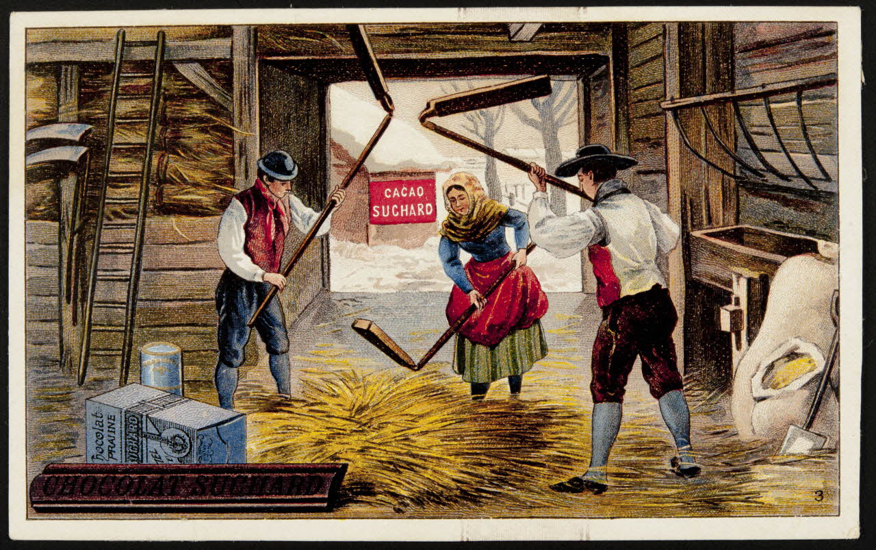 Suchard Philippe carte réclame chromo Neuchâtel 1880-1914 1996.40.182.2 Photo