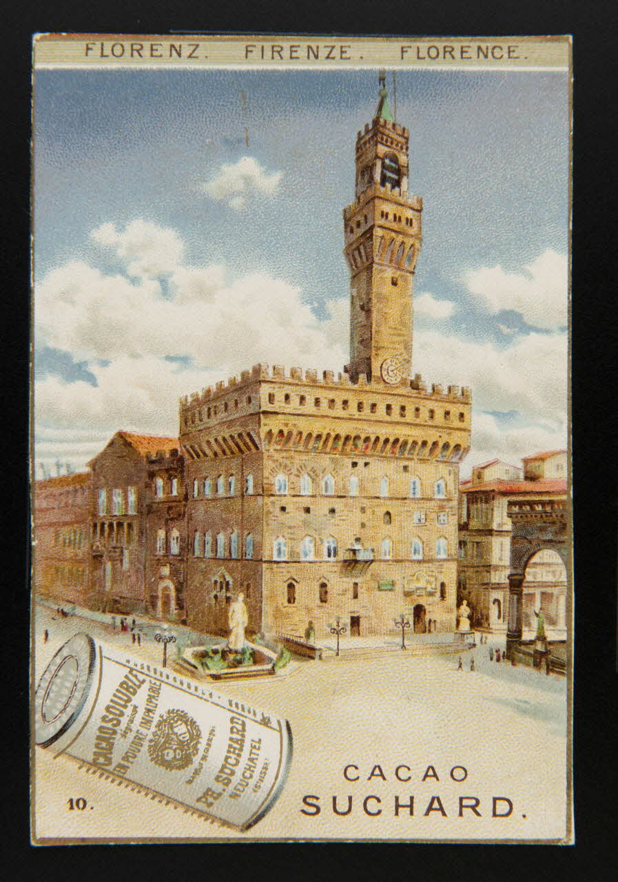 Suchard Philippe carte réclame chromo Neuchâtel 1880-1914 1996.40.183.10 Photo