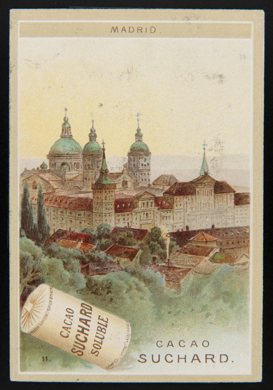 Suchard Philippe carte réclame chromo Neuchâtel 1880-1914 1996.40.183.11 Photo