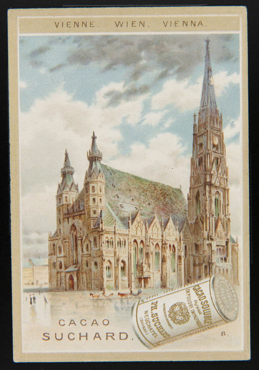 Suchard Philippe carte réclame chromo Neuchâtel 1880-1914 1996.40.183.8 Photo