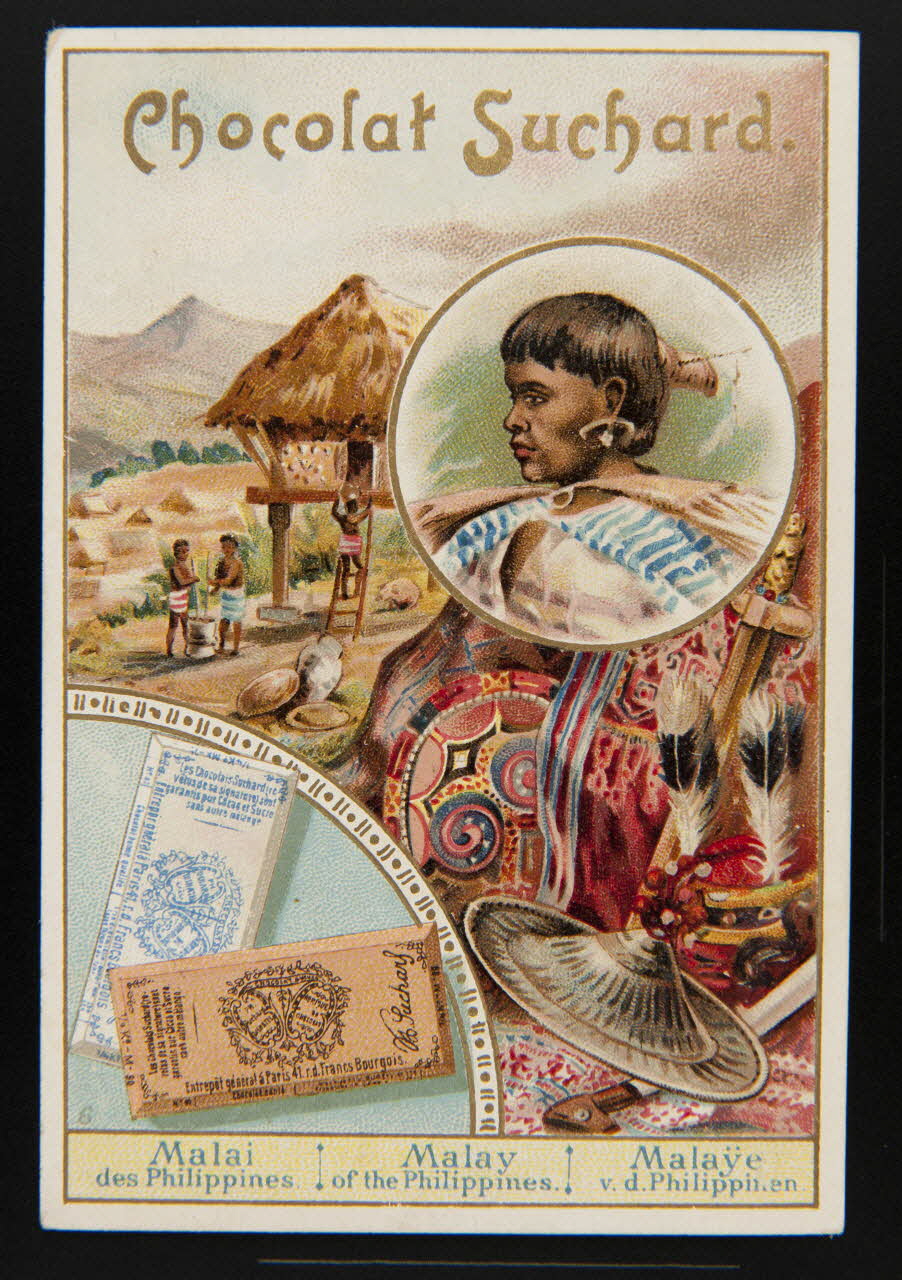 Suchard Philippe carte réclame chromo Neuchâtel 1880-1914 1996.40.184.3 Photo