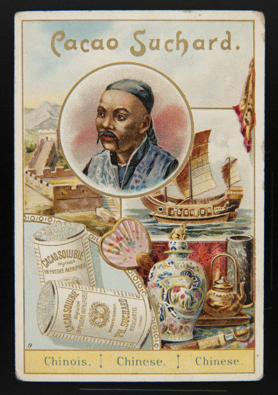 Suchard Philippe carte réclame chromo Neuchâtel 1880-1914 1996.40.184.6 Photo