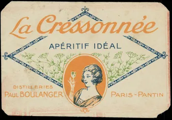 carte publicitaire La Cressonnée 1996.40.1861.1  Photo