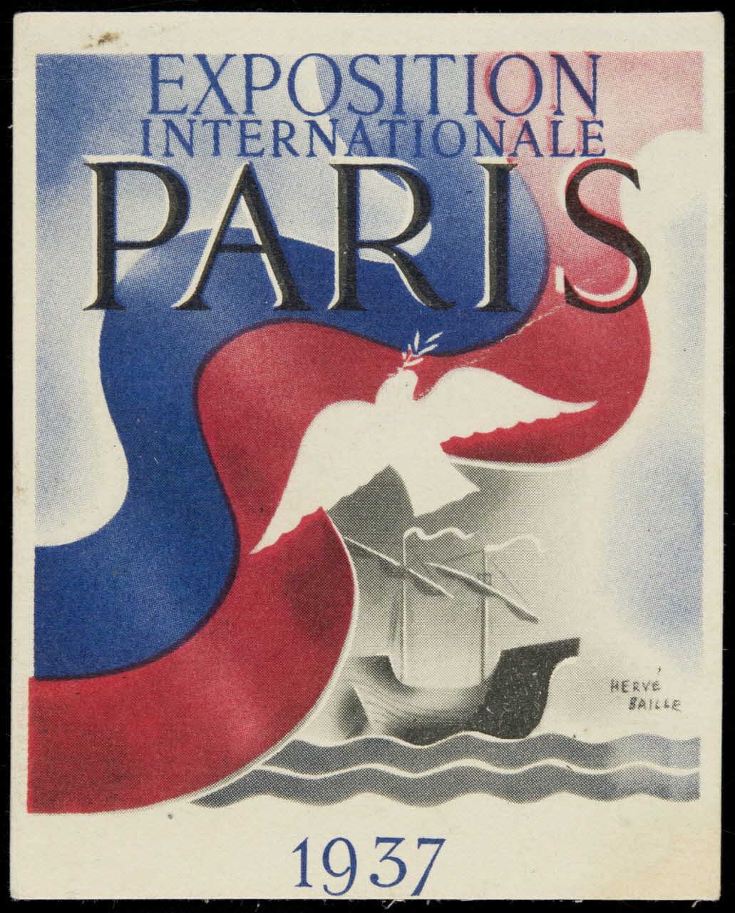 carte réclame EXPOSITION  INTERNATIONALE  PARIS  1937 1996.40.1863.1 Photo