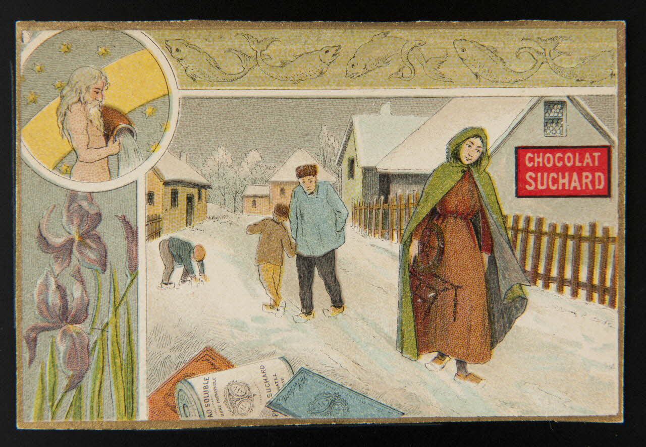 Suchard Philippe carte réclame chromo Neuchâtel 1880-1914 1996.40.187.1 Photo
