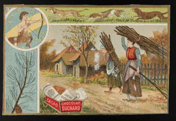 Suchard Philippe carte réclame chromo Neuchâtel 1880-1914 1996.40.187.10 Photo