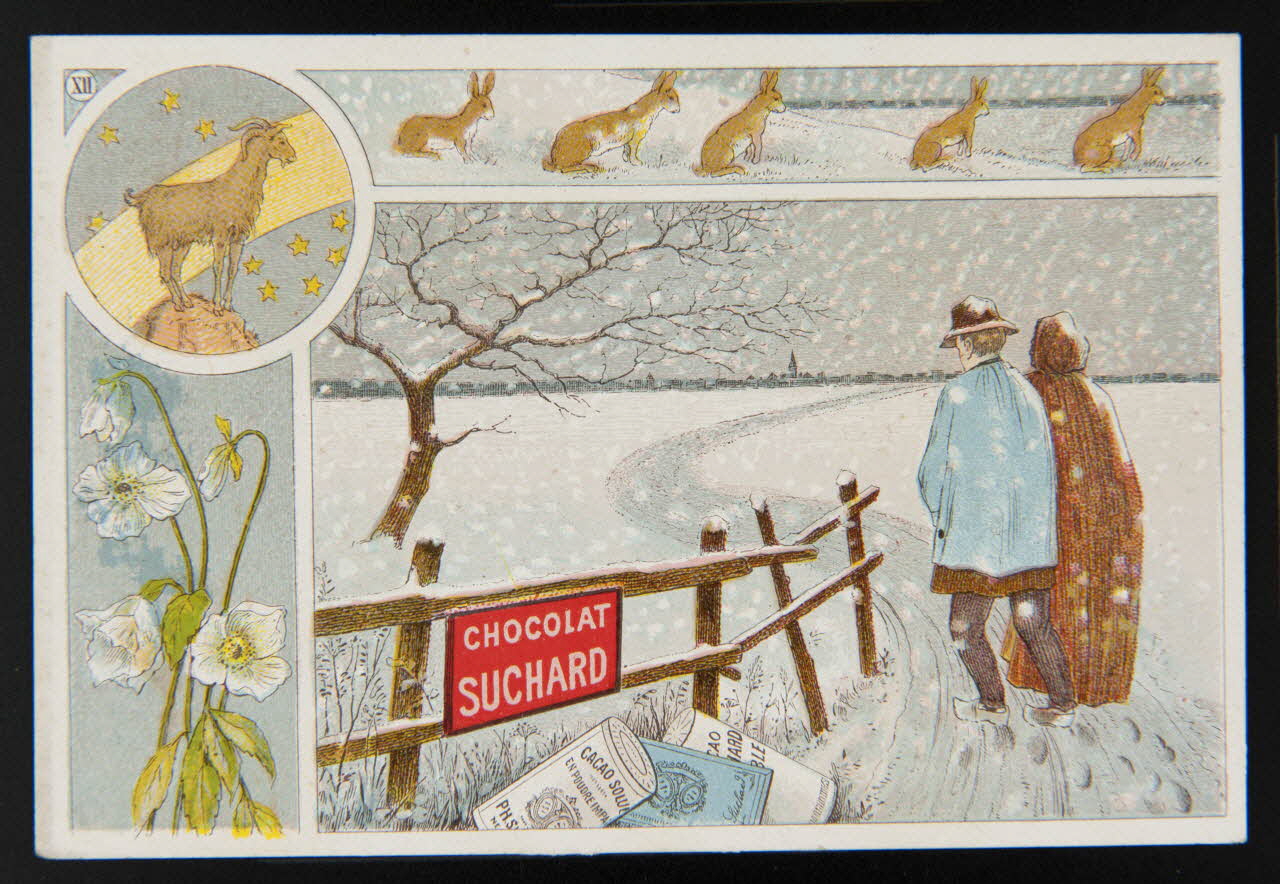 Suchard Philippe carte réclame chromo Neuchâtel 1880-1914 1996.40.187.11 Photo