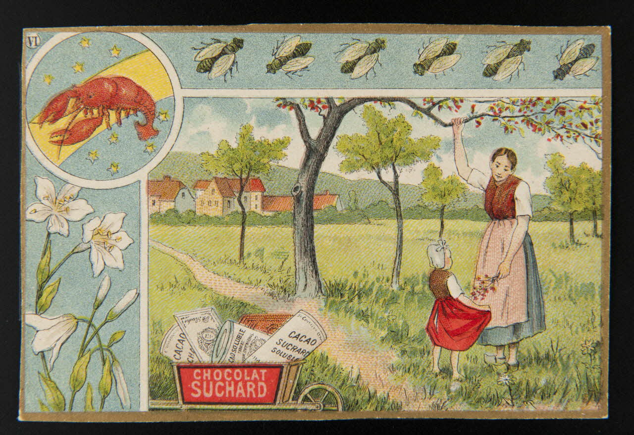 Suchard Philippe carte réclame chromo Neuchâtel 1880-1914 1996.40.187.6 Photo