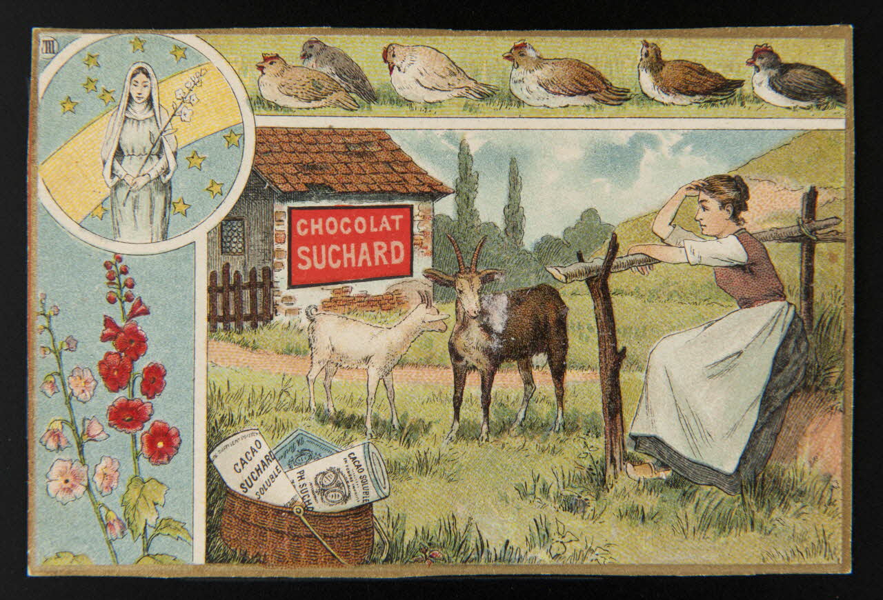 Suchard Philippe carte réclame chromo Neuchâtel 1880-1914 1996.40.187.7 Photo