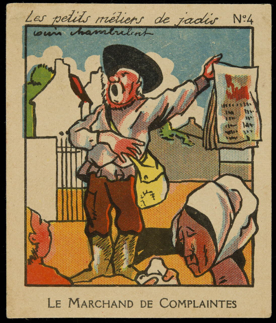 carte réclame Les petits métiers de jadis 1996.40.1872.1 Photo