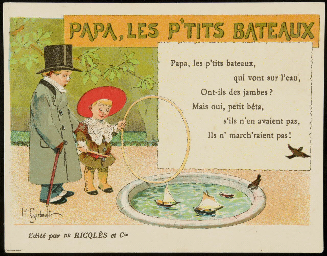 carte réclame chromo 1996.40.1875.3 Photo