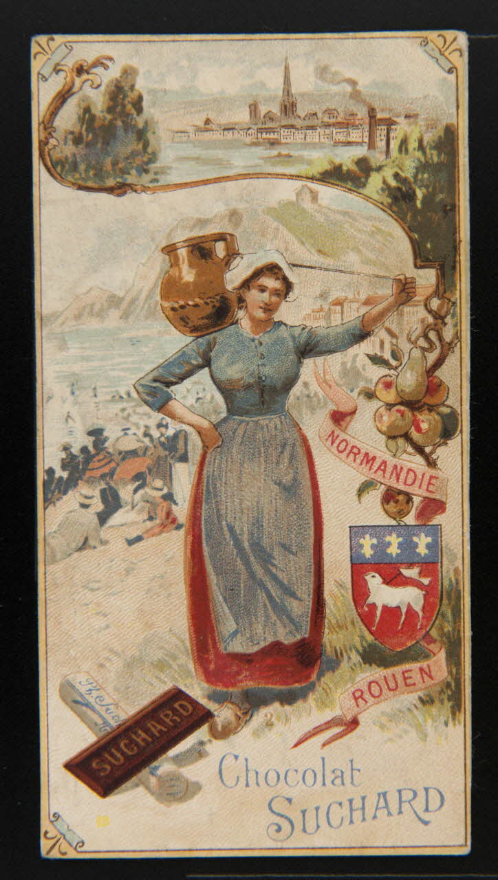 Suchard Philippe carte réclame chromo Neuchâtel 1880-1914 1996.40.188.1 Photo