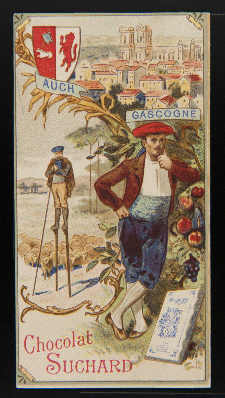 Suchard Philippe carte réclame chromo Neuchâtel 1880-1914 1996.40.188.10 Photo
