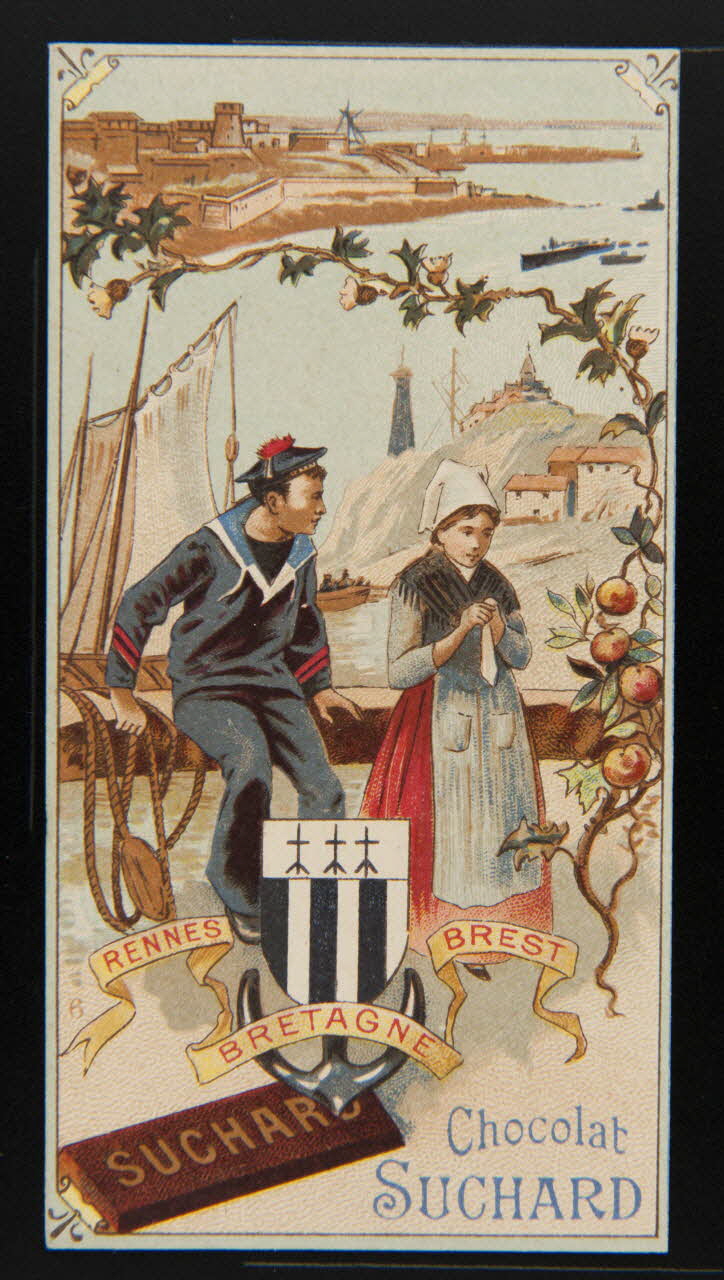 Suchard Philippe carte réclame chromo Neuchâtel 1880-1914 1996.40.188.2 Photo