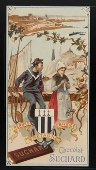 Suchard Philippe carte réclame chromo Neuchâtel 1880-1914 1996.40.188.2  Photo