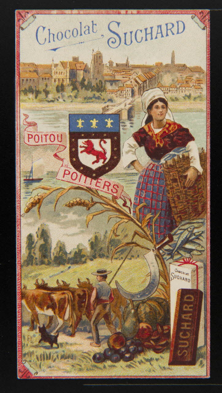 Suchard Philippe carte réclame chromo Neuchâtel 1880-1914 1996.40.188.3 Photo