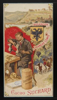 Suchard Philippe carte réclame chromo Neuchâtel 1880-1914 1996.40.188.5 Photo
