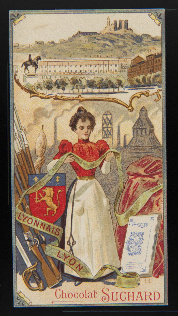 Suchard Philippe carte réclame chromo Neuchâtel 1880-1914 1996.40.188.7 Photo