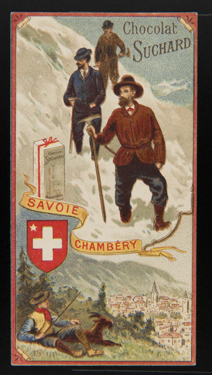 Suchard Philippe carte réclame chromo Neuchâtel 1880-1914 1996.40.188.8 Photo