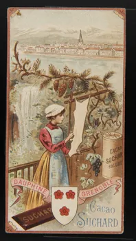 Suchard Philippe carte réclame chromo Neuchâtel 1880-1914 1996.40.188.9 Photo