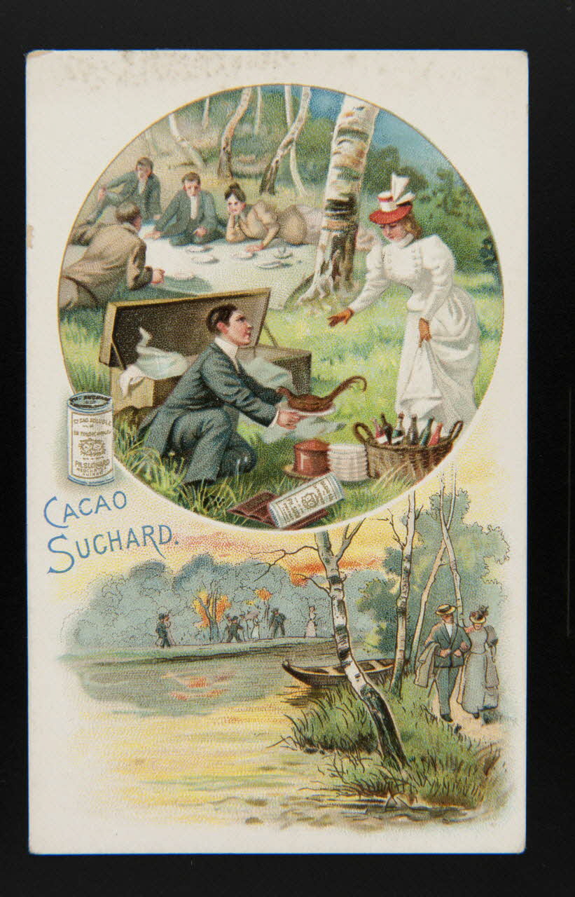 Suchard Philippe carte réclame chromo Neuchâtel 1880-1914 1996.40.189.3 Photo