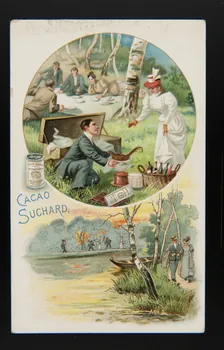 Suchard Philippe carte réclame chromo Neuchâtel 1880-1914 1996.40.189.3 Photo