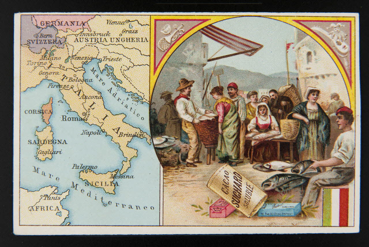 Suchard Philippe carte réclame chromo Neuchâtel 1880-1914 1996.40.190.2 Photo