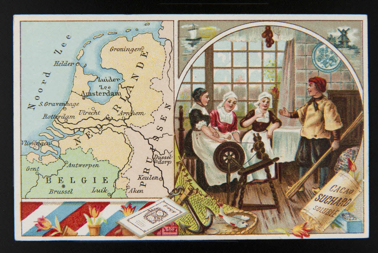 Suchard Philippe carte réclame chromo Neuchâtel 1880-1914 1996.40.190.3 Photo