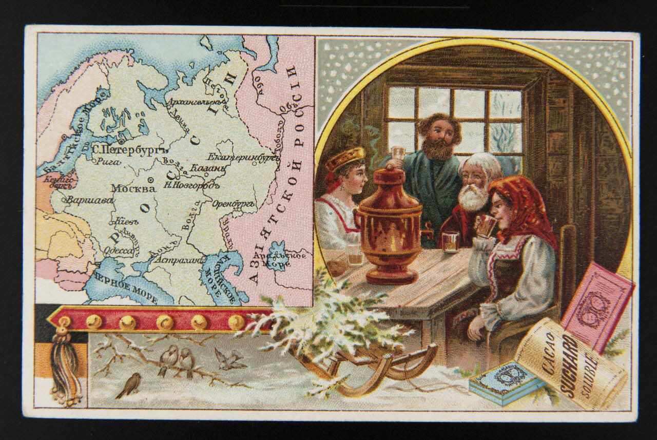 Suchard Philippe carte réclame chromo Neuchâtel 1880-1914 1996.40.190.5 Photo