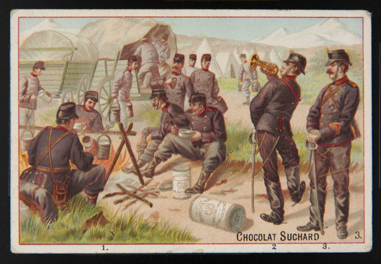 Suchard Philippe carte réclame chromo Neuchâtel 1880-1914 1996.40.192.1 Photo